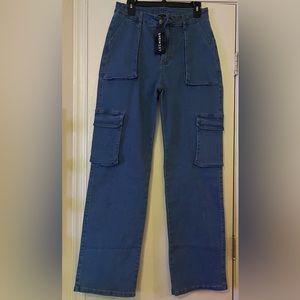 Shein Denim Cargo’s, Size X-Large